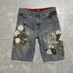 japan archive】バギーハーフパンツ 龍 極太 vintage - メルカリ