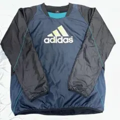 adidas ネイビー 長袖 ピステ ウィンドブレーカー