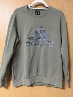 adidas クルーネック スウェット カーキのサムネイル