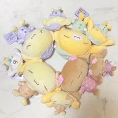 むにゅぐるみ シナモンフレンズ パジャマシリーズ ぬいぐるみ マスコット 9点