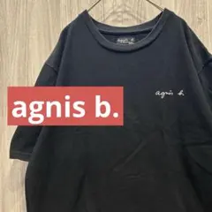 【美品】agnis b. HOMME 刺繍ロゴ オーバーサイズtシャツ 古着 2