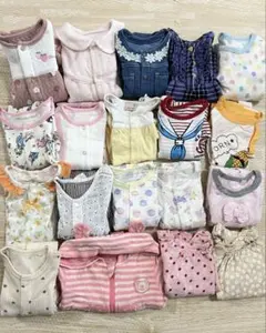美品多数ベビー服　女の子　50～60cm まとめ売り