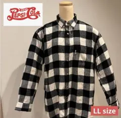 ペプシコーラ　Pepsi colaフランネル 長袖シャツ