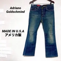 3535T△アドリアーノゴールドシュミッド デニム フレアパンツ　ジーパン　秋冬のサムネイル