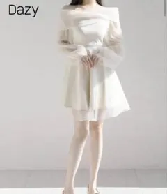 オフショルダー ドレス