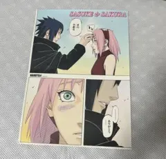 NARUTO 忍里 花明かりの伝令 特別任務 布ポスター サスケ サクラ