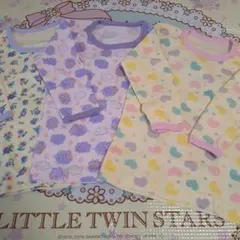 ハート、花、ひつじ柄シャツ肌着 90cm　３枚セット