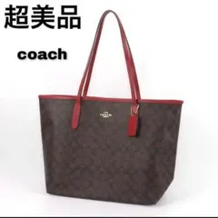 カメリア様専用✨コーチ バッグ トートバッグ A4対応 レザー革 シグネチャー