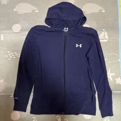 UNDER ARMOUR パーカー MDサイズ ネイビー／レッド