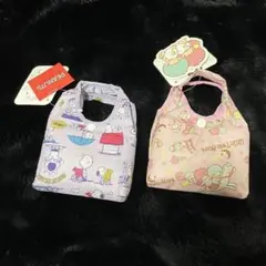 スヌーピー キキララ エコバッグ リトルツインスターズ グッズ