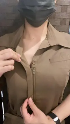 ユニフォームアロママッサージ、ネイルエステティック用Lサイズ