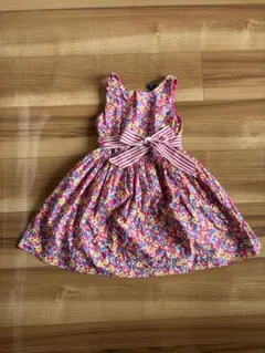 明子様専用POLO ピンク花柄ワンピース105cm