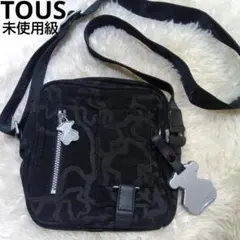 未使用級　TOUS ブラック　斜め掛けバッグ　黒