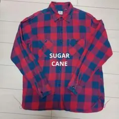 SUGARCANE シュガーケーン ブロックチェック ネルシャツ M　日本製