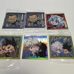 ハンターハンター　ウエハース　にふぉるめーしょん　SEC　キルア　アルカ　シール