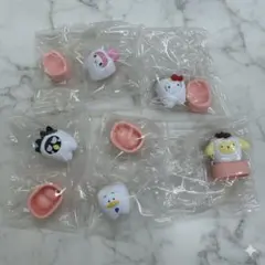 サンリオキャラクターズ みんなでなっちゃお！歯 カプセルトイ 5種セット