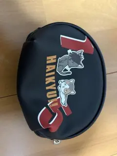 しまむらアニメ「ハイキュー!!」 ポーチ音駒高校クロオネコケンマネコ