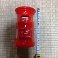 郵便ポスト型小物入れ 赤 箱付き - メルカリ