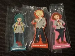 ヒロアカ　一番くじ　紡がれる想い　ラバースタンド　3個