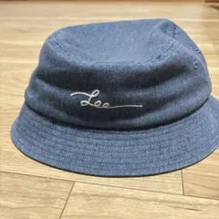 Lee バケットハット デニム 刺繍ロゴ
