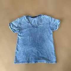 VENCE EXCHANGE デニムTシャツカットソー 半袖カットソーのサムネイル