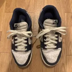 NIKE DUNK ネイビー ホワイト スニーカー