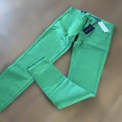 ラルフ　スキニー　新品　グリーン　M