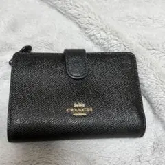 COACH ブラック 二つ折り財布