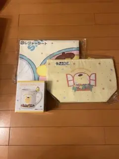 サンリオ一番くじ ポムポムプリンマグカップ＆保冷バッグ＆レジャーシート