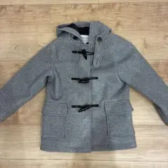 グレー ダッフルコート フード付き Mサイズ