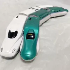 在庫処分591内部分解清掃プラレール　「N700A」「H5系はやぶさ」