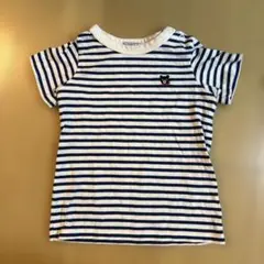 ミキハウスDOUBLE.B ストライプ Tシャツ 90