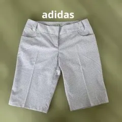 【美品】adidas golf レディース ハーフパンツ サイズ4 M ピンク