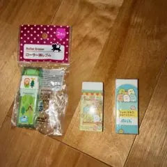 ローラー消しゴム すみっコぐらし 消しゴム2個のサムネイル