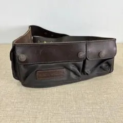 HELIOT EMIL ロゴプレート ベルトバッグ ショルダー ボディバッグ