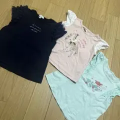 女の子　110cm 半袖　Tシャツ　まとめ売り　3枚セット