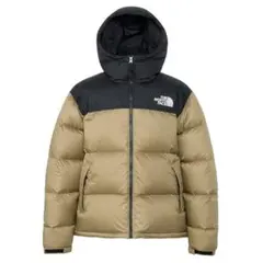 M　ノースフェイス　ヌプシフーディー　ND92559　CK　カーキ　ブラック