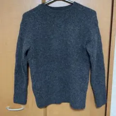 無印良品　ダークグレー 長袖セーター M-L