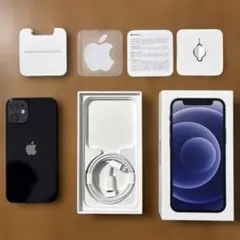 Apple iPhone 12 ブラック 本体と箱のセット