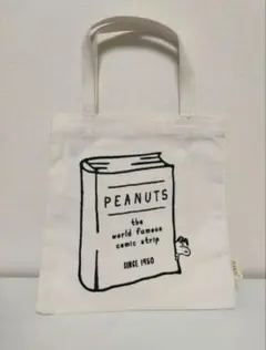 PEANUTS スヌーピー 刺繍ミニトートバッグ