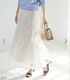 ROPE' PICNIC ロペピクニック レースマーメイドスカート ホワイト 白