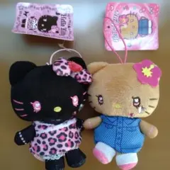 サンリオ ミニマスコット　ギャル　 2個セット Y2K　ヒョウ柄　日焼け