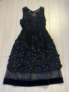 リリーブラウン　Lily Brown フラワーレースビジュードレス