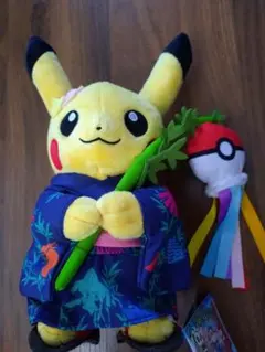 ポケモンセンタートウホク　七夕祭り　ピカチュウ　ビクティニ　ピンズ　バッグ ポケモンセンタートウホク 七夕祭り ピカチュウ ビクティニ ピンズ