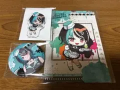y*a様 FLOWGLOW タワレコカフェ 輪堂千速 缶バッジ ミニアクスタ ポ