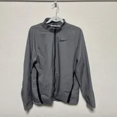 NIKE ナイキ ナイロンジャケット グレー L フルジップ スポーツ