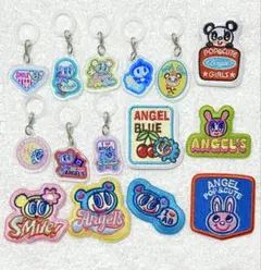 エンジェルブルー アクリルキーホルダー 15セット
