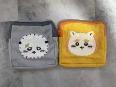 ちいかわ　もこもこポーチ2 ラッコ　シーサー