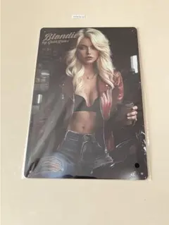 Blondie by GothRider ブロンディ　ブリキ看板 インテリア