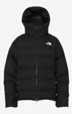 THE NORTH FACE フード付きダウンジャケット　黒Sサイズ
